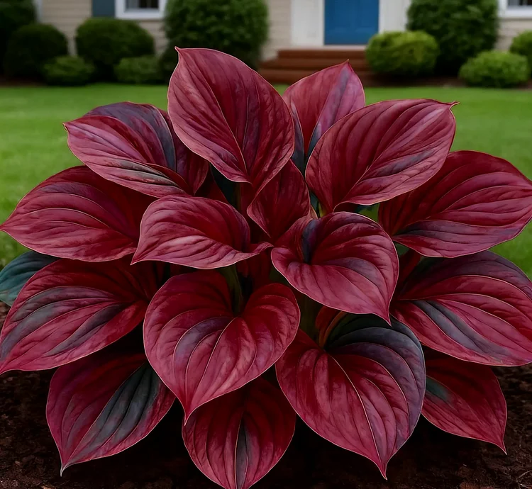 Glow-in-the-Dark Garden Magic: Rare Dark Blue Flame Hostas Seeds