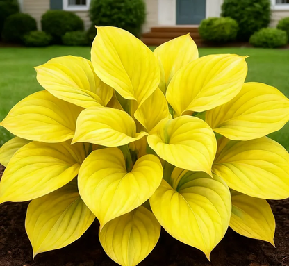 Glow-in-the-Dark Garden Magic: Rare Dark Blue Flame Hostas Seeds