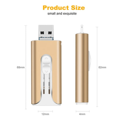 32GB~2TB Micro USB + 8 Pin + USB 3.0 3 in 1 Mobile Phone Computer U-Disk