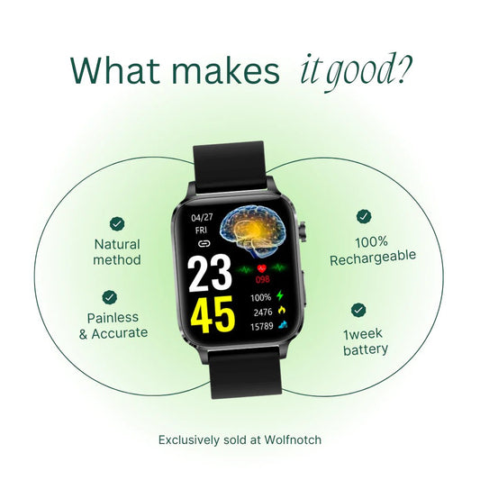 Fall Detection and Painless Blood ALL DAY Real-Time Monitoring Smart Health Watch