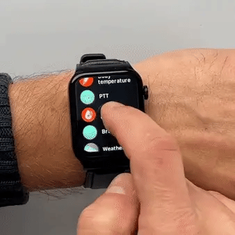Fall Detection and Painless Blood ALL DAY Real-Time Monitoring Smart Health Watch