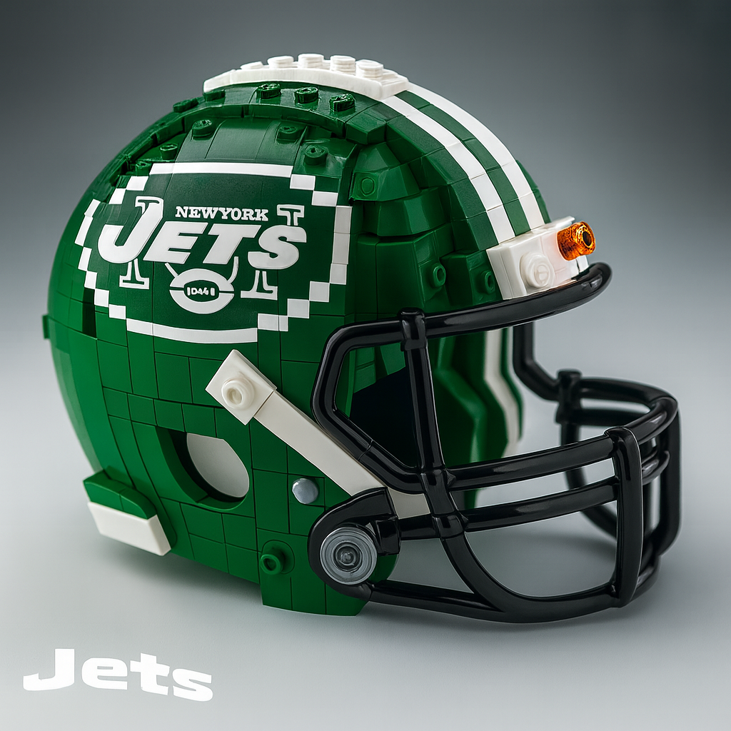 Football Team Building Block Helmet