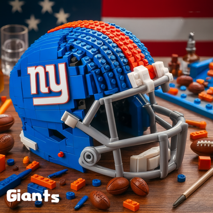 Football Team Building Block Helmet