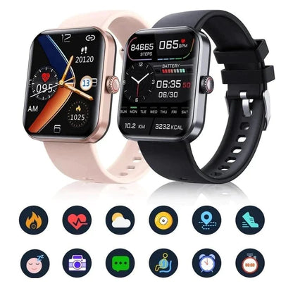 Fall Detection and Painless Blood ALL DAY Real-Time Monitoring Smart Health Watch