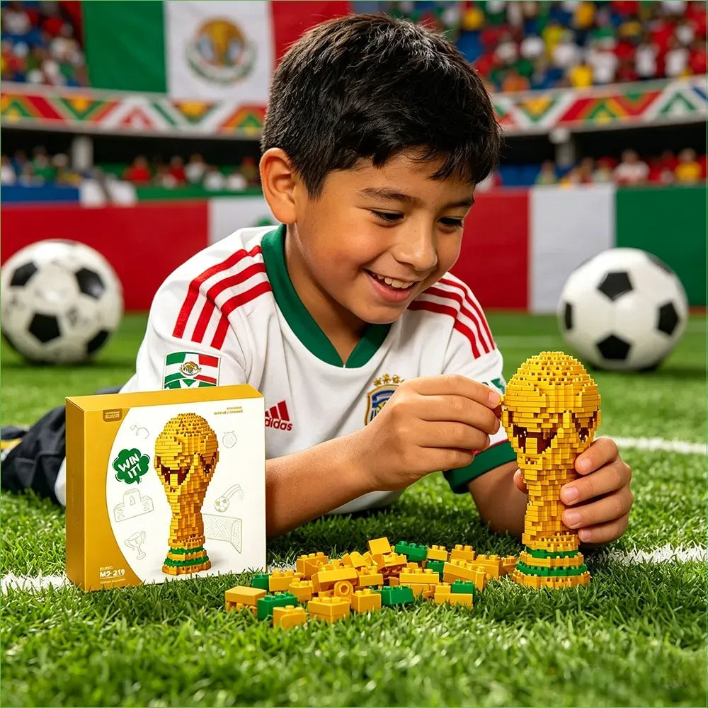 DIY World Cup Trophy Building Block Set