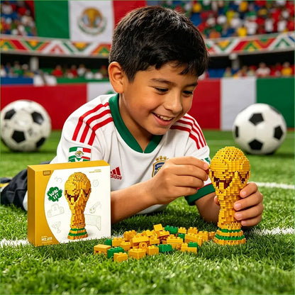 DIY World Cup Trophy Building Block Set