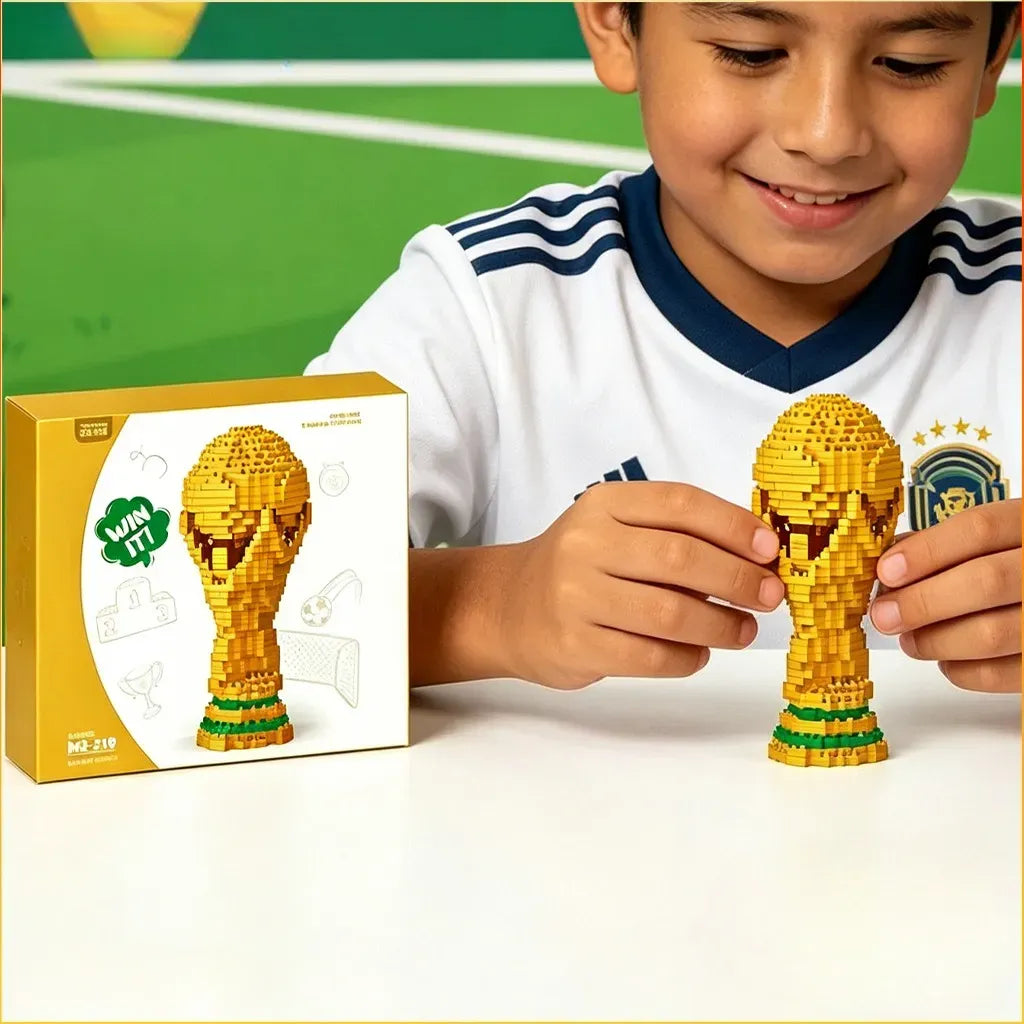DIY World Cup Trophy Building Block Set