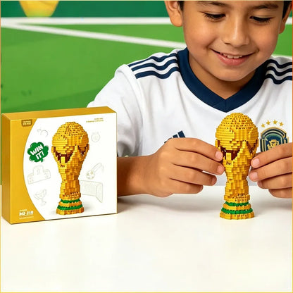 DIY World Cup Trophy Building Block Set