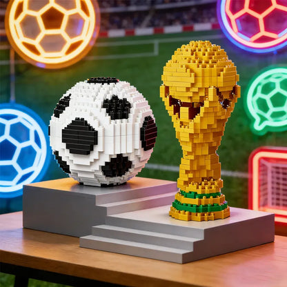 DIY World Cup Trophy Building Block Set
