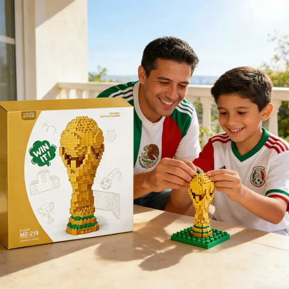 DIY World Cup Trophy Building Block Set