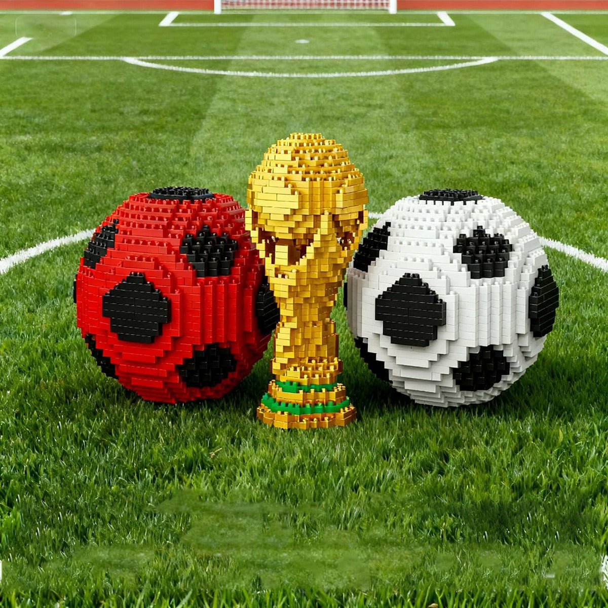 DIY World Cup Trophy Building Block Set