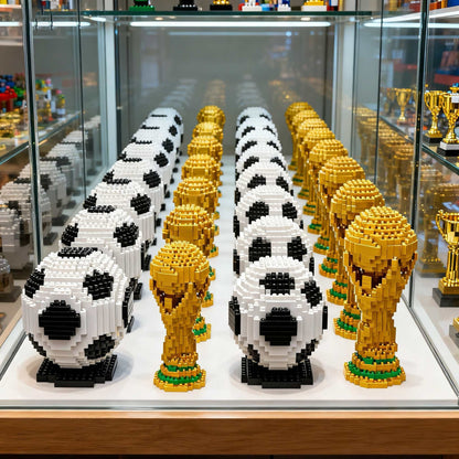 DIY World Cup Trophy Building Block Set