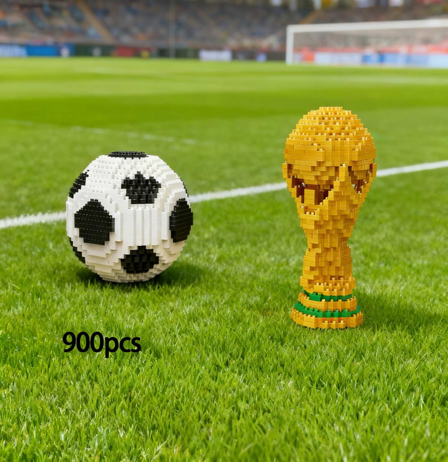 DIY World Cup Trophy Building Block Set