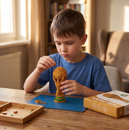 DIY World Cup Trophy Building Block Set